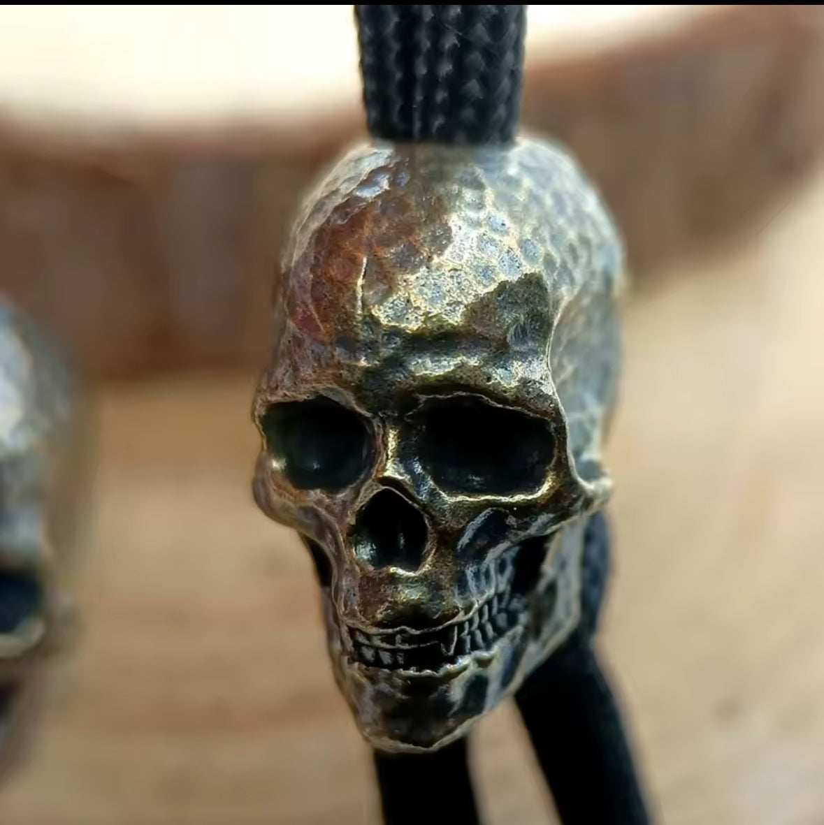 Hammer styled Skull bead
