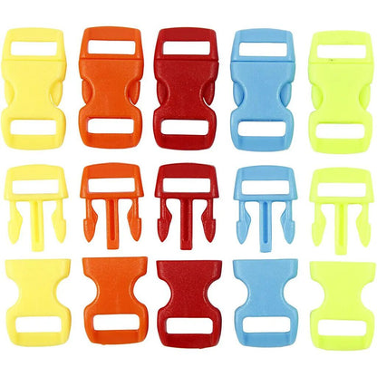 Small, Medium and Large Paracord plastic clips