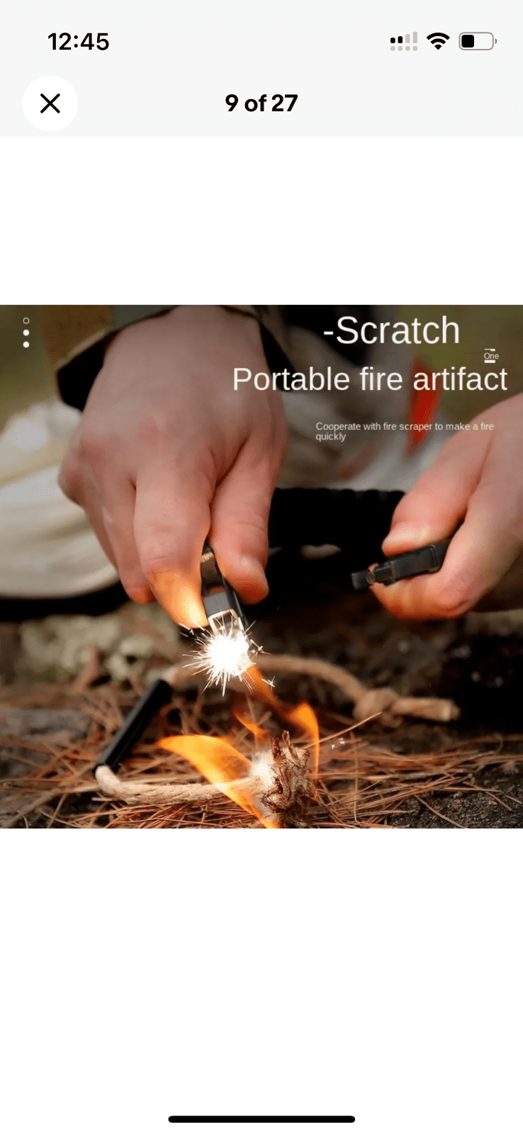 Emergency Survival  (20mm) Clip Paracord Bracelet Gallery Image 3