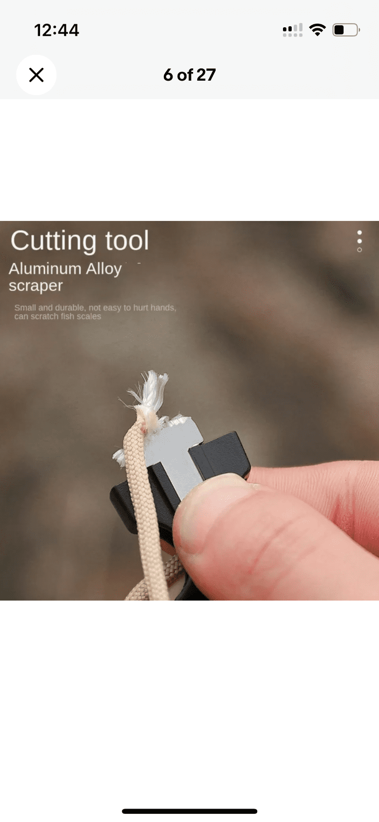 Emergency Survival  (20mm) Clip Paracord Bracelet Gallery Image 4