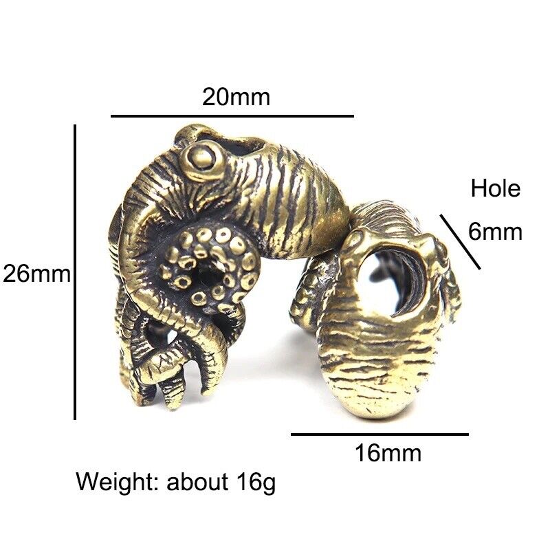 Lanyard paracord Octopus  beads. Gallery Image 0