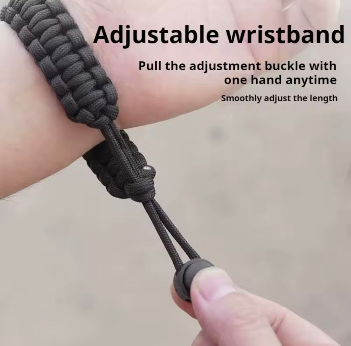 Paracord strap
