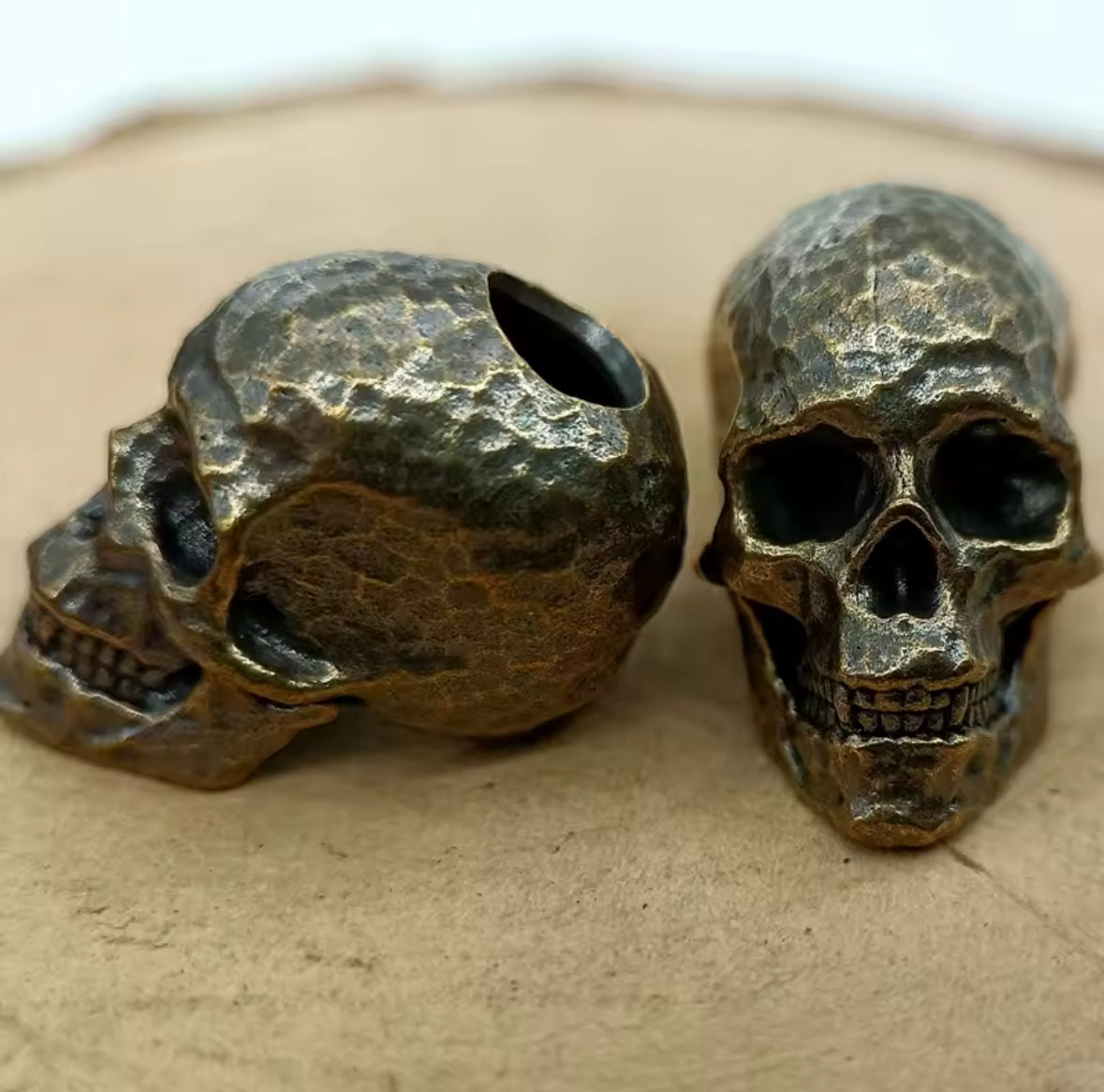 Hammer styled Skull bead