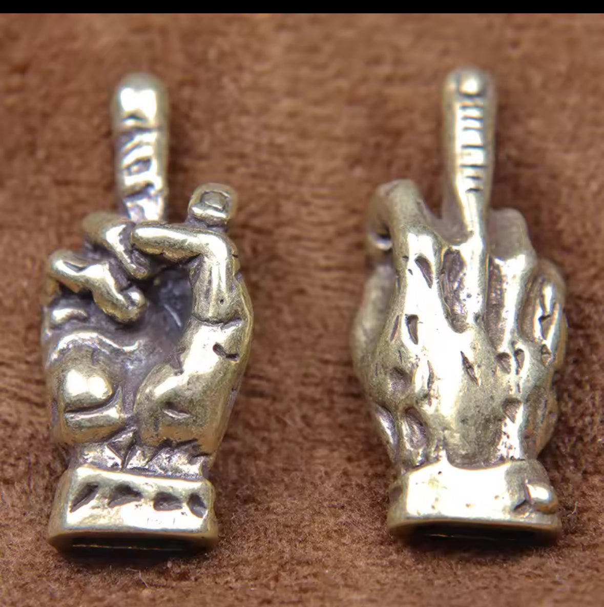 Middle finger Paracord Bead