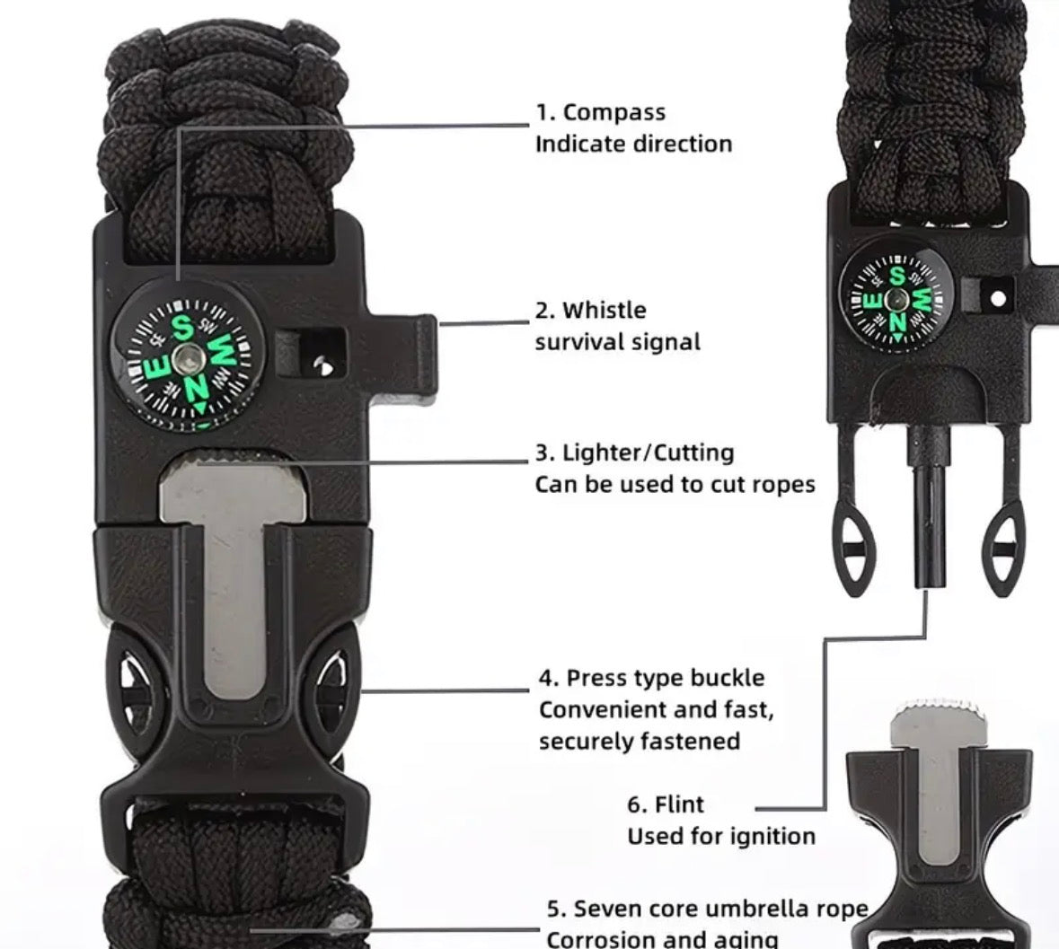 Paracord Survival bracelets