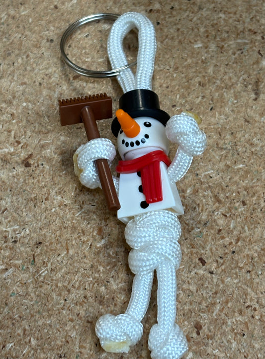 Snowman Christmas Keyring