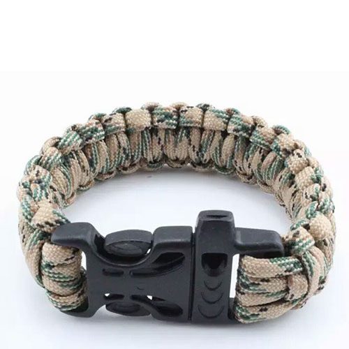 100 FT Paracord 550 Bracelets Buckle Camping Survival Gear Tool