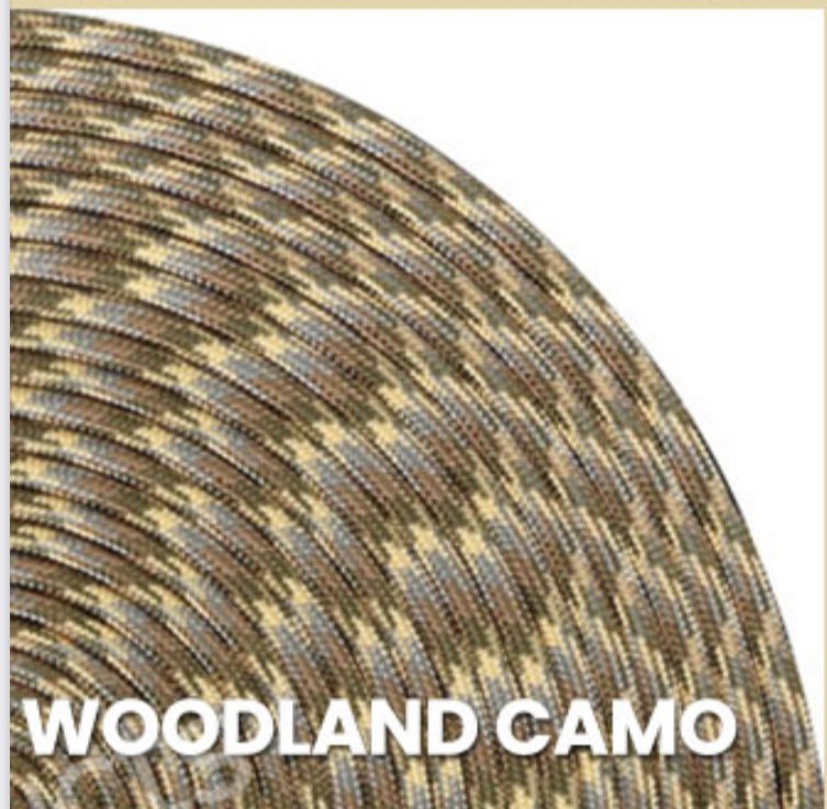 550 Paracord - Woodland Camo