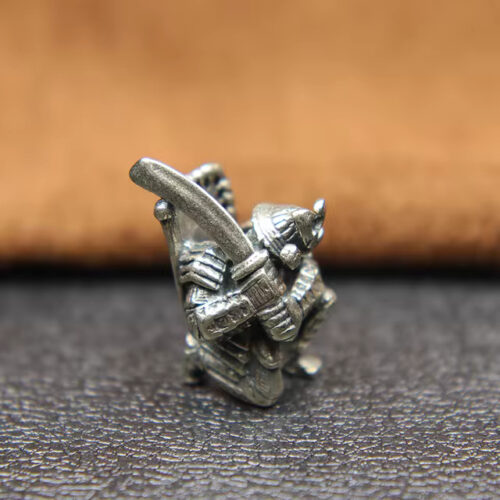 Samurai EDC Knife Bead - silver