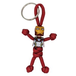 iron man paracord keychain