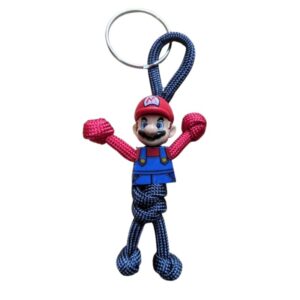 mario paracord keychain