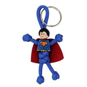 superman paracord keychain